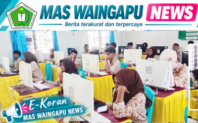 SESI 2 GLADI BERSIH TKA GELOMBANG II MAS WAINGAPU MAPEL MATEMATIKA BERJALAN LANCAR, 22 PESERTA HADIR